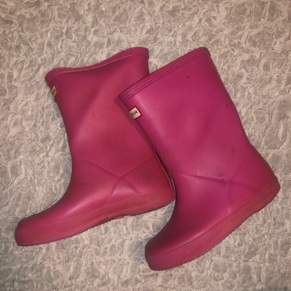Hunter boots - Size 11 boys - 12 girls (UK 10) - Picture 1 of 5